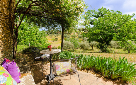 Views from additional terrace next to triple bedded room